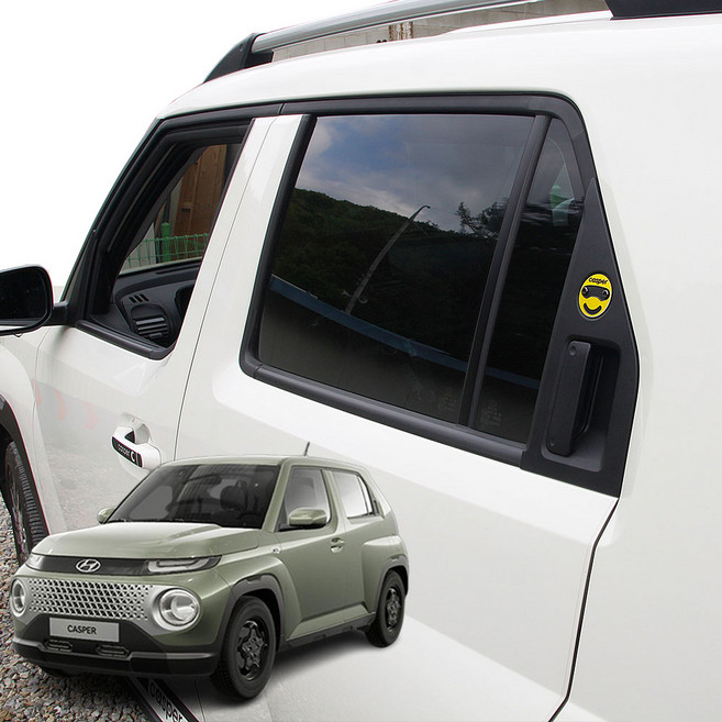 CS 캐스퍼 호환 용품 꾸미기 15종, 1-1.사이드미러레터링 레드