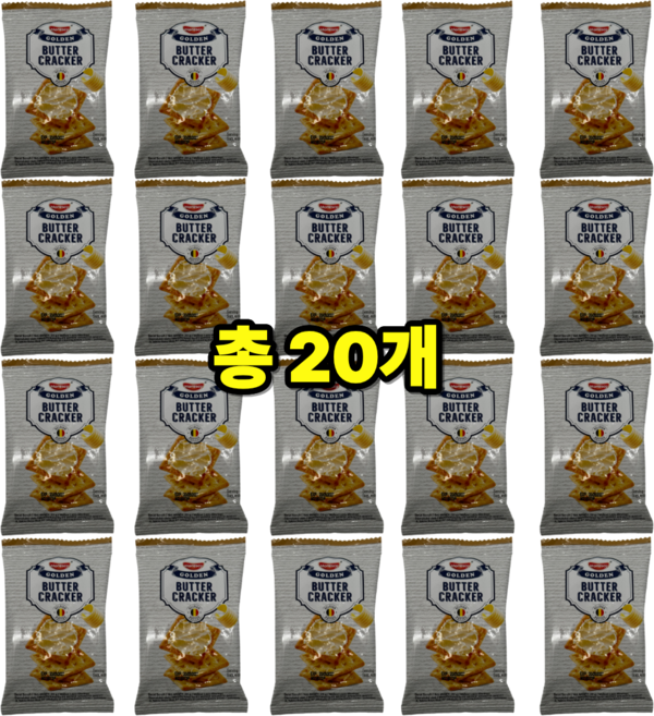 트레이더스 모네스코 골든 버터 크래커 버터맛 쿠키, 20g, 20개