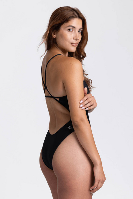 졸린 페리 블랙 원피스 수영복 Jolyn