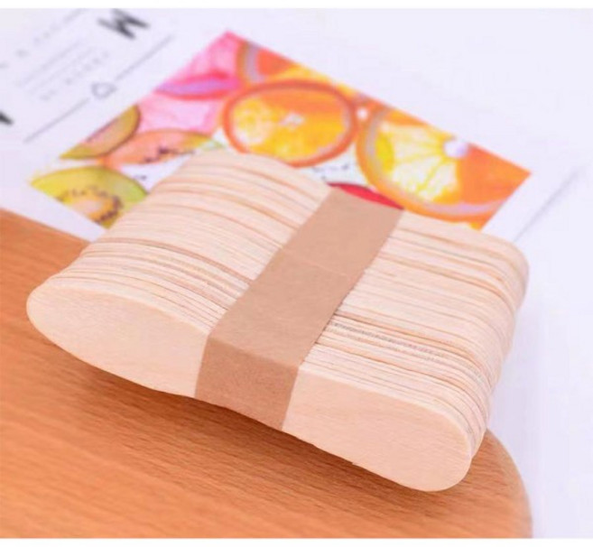 75mm 자작 나무 아이스크림 숟가락 일회용 스틱 주걱 시음 맞춤 조각 가능, 01 300PCS, 1개