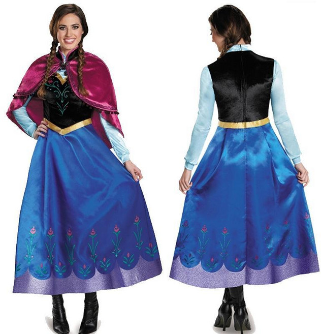 겨울왕국 엘사 성인 드레스 할로윈 코스프레 무대 의상 졸업사진 코스튬