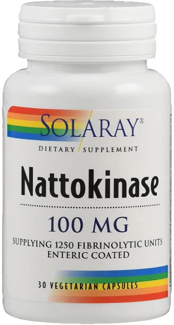 솔라레이 나토키나아제 100mg 베지테리안 캡슐, 1개, 30정 - 쿠팡