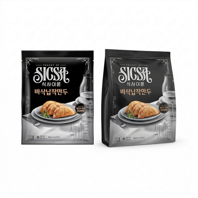 식사이론 만두 바삭납작만두 350g 2개