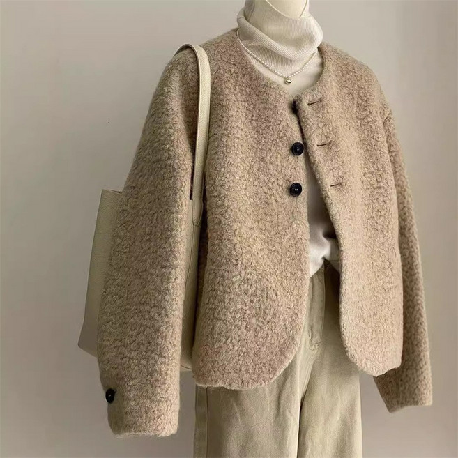 여성 겨울코트 뽀글이점퍼 인조 양털자켓 퍼자켓 봄가을 후리스 플리스자켓 ZFY092205 37