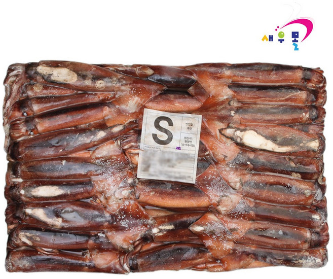 새우몰 업소용 오징어 S 20kg 100-140미내외 원양산 선동, 1개