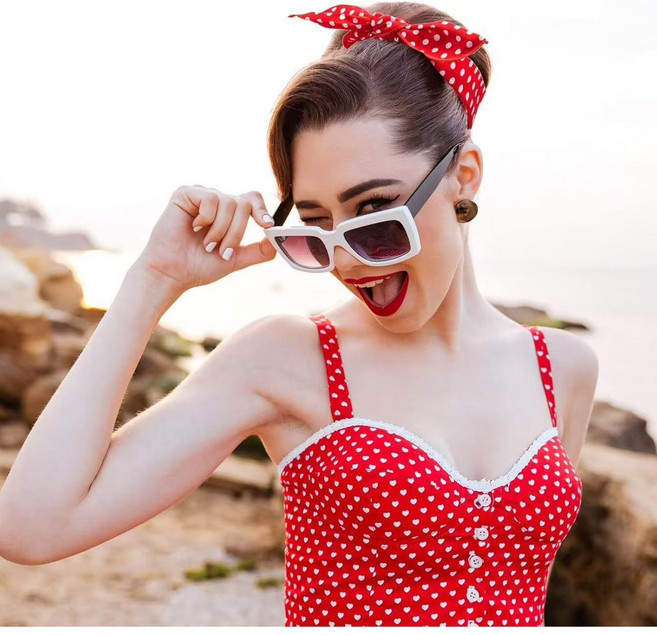 도트 활 스카프 헤어밴드 SH1828