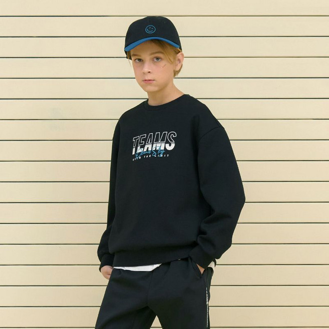 [오션스카이] [2color](본사직영)주니어 봄가을 아동 캐주얼 남아 스트릿 그래픽 맨투맨 T-shirt