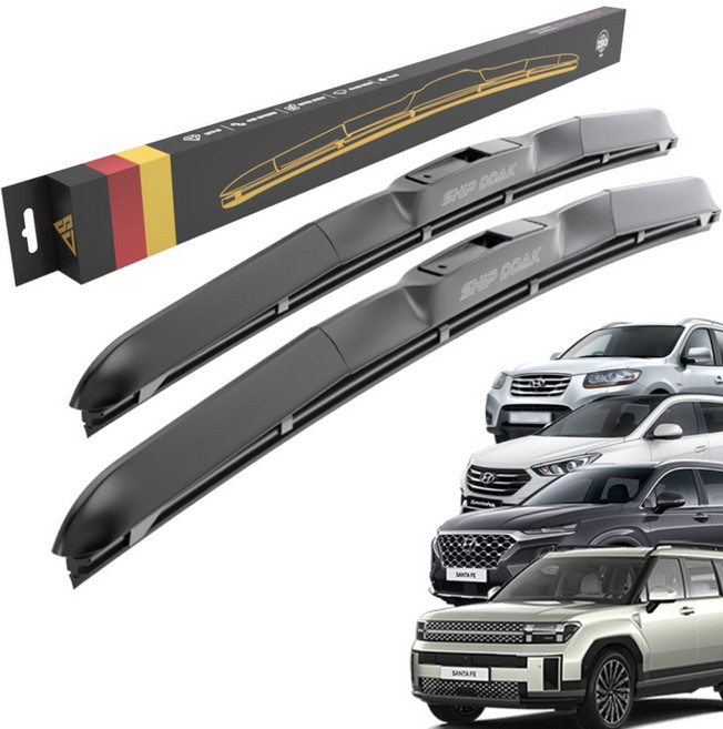 1+1 현대 싼타페 CM DM TM MX5 전차종 와이퍼 호환 순정형 하이브리드 와이퍼블레이드, SW-싼타페MX5(24-현재)650+450