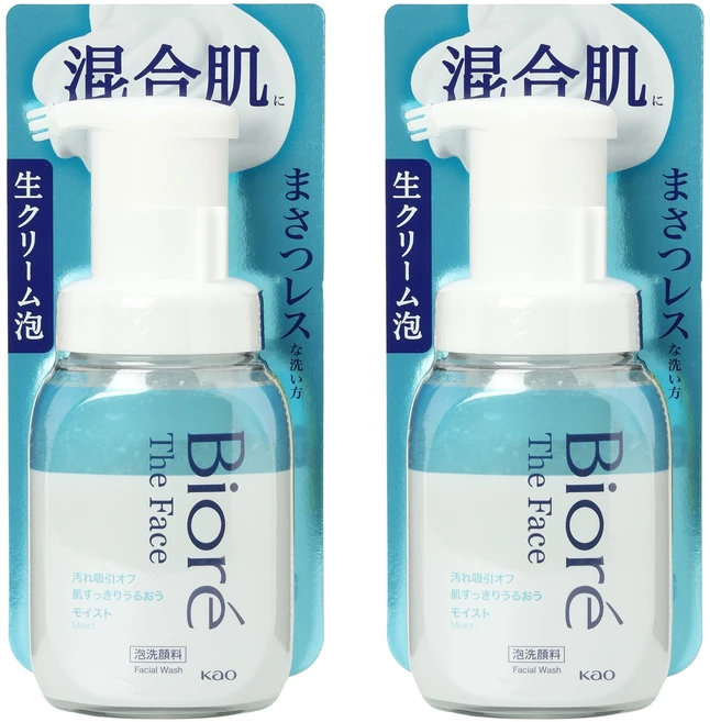 비오레 더 페이스 페이셜 워시, 2개, 200ml - 쿠팡
