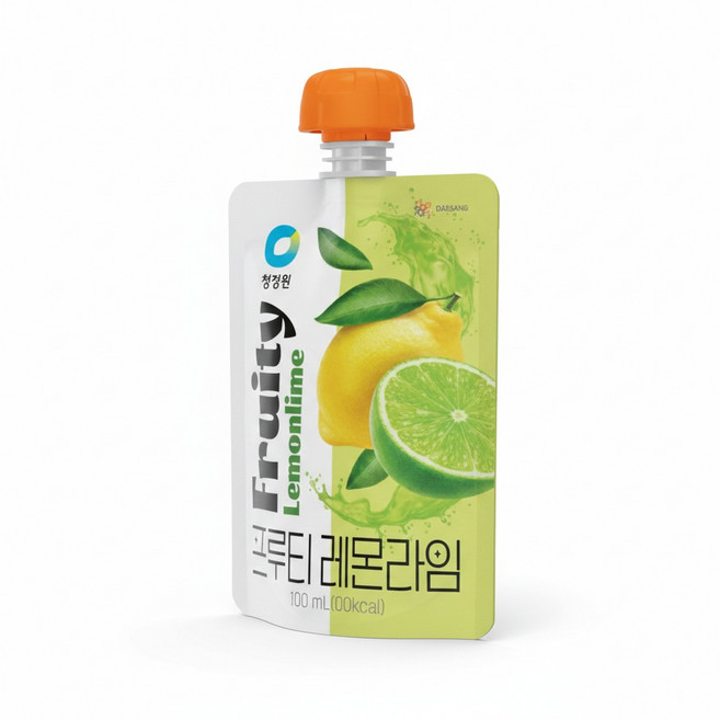 청정원 프루티레몬라임 100ml 총10개, 10개