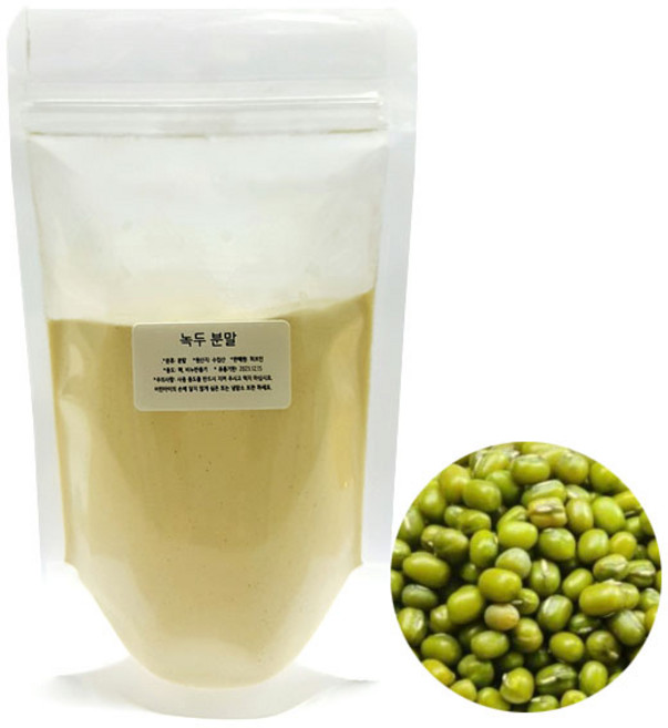 허브인] 녹두팥팩 OR 팩도구4종세트 DIY선택, 1개, 녹두가루 분말100g