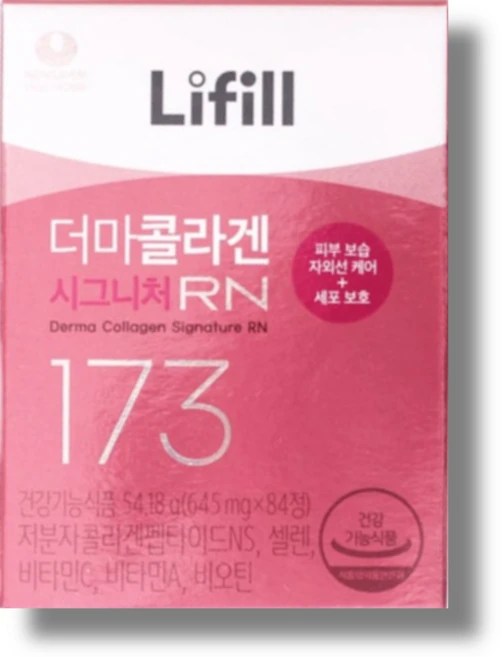 라이필 더마콜라겐 시그니처 RN 초저분자 어린 콜라겐 달톤, 4개, 84정 - 쿠팡