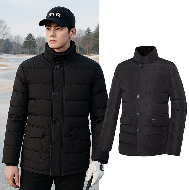 비티알 비티알 남성 겨울 덕다운 포멀 캐주얼 골프 패딩 자켓 BSC658SJ8M