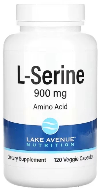 캘리포니아 골드 뉴트리션 L-세린 900mg 식물성 캡슐 120정, LKN01715, 1개 - 쿠팡