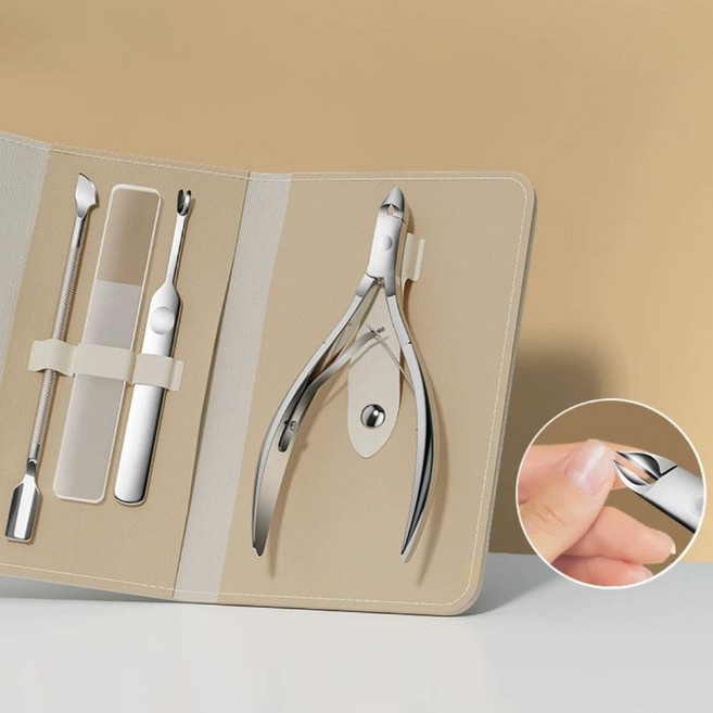 토도판다 셀프 네일케어 4종 세트, 1세트, 실버