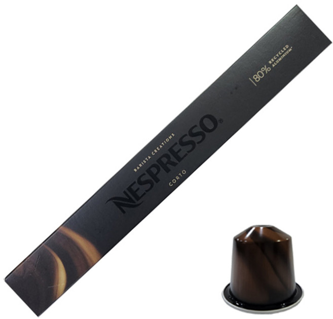 네스프레소 코르토 캡슐커피, 10개입, 1개, 5.8g