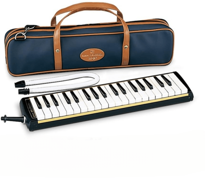 스즈키 멜로디언 알토 37키 M-37C 일제 메탈 커버 모델 케이스 포함, 단품, 1개