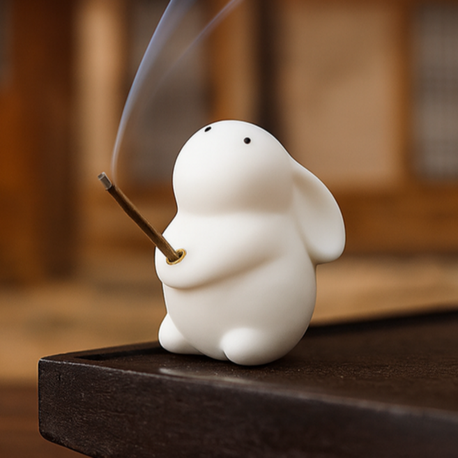 더웅 무드업 인센스 스틱 홀더 향꽂이, 화이트