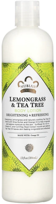 Nubian Heritage 바디 로션 레몬그라스 및 티트리 384ml(13fl oz) 2팩, 1개 - 쿠팡