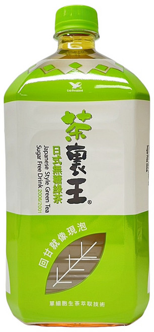 茶裏王 日式無糖綠茶, 1箱, 24個裝, 975ml