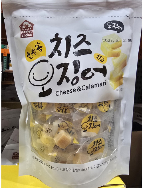 치즈 오징어, 1개, 200g
