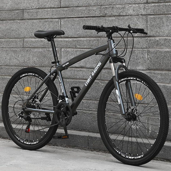 트렉자전거 산악 24인치 MTB 학생 프레임 출퇴근, 24단, 26인치, 최상급 아이언그레이
