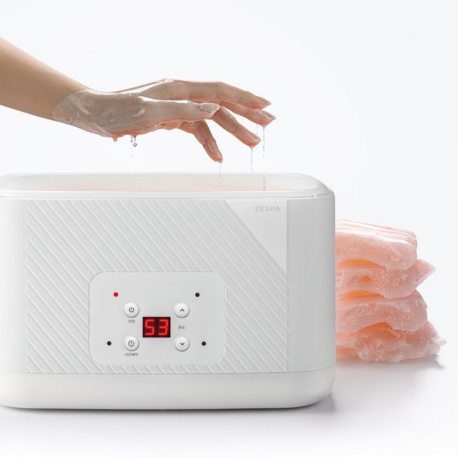 [10년 무상 A/S] 제스파 파라핀 리클 파라핀베스 가정용 의료기기 인증 파라핀 왁스 손발 보온 커버 + 보온비닐 증정 [왁스 4개 추가증정], ZPM306/화이트+ZP509P