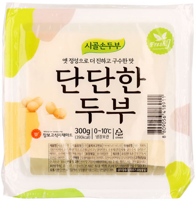 시골손두부 300G두원식품, 1개, 300g