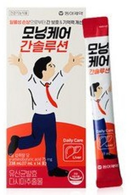 모닝케어 동아제약 간솔루션 14p, 238ml, 2개