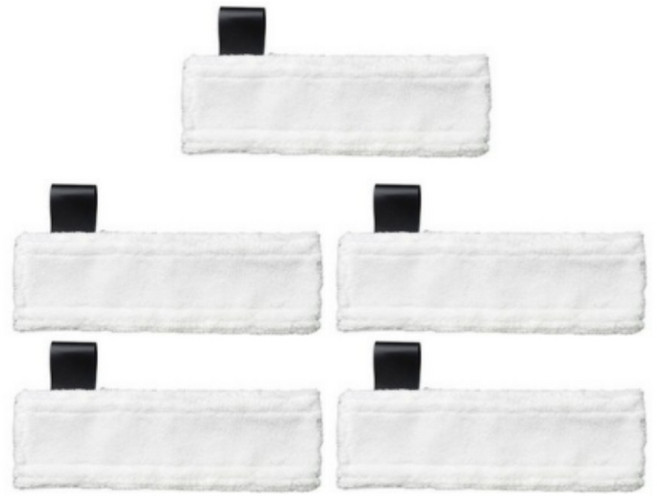 솔리템 카처 Karcher 스팀청소기 SC1 SC2 SC3 SC4 SC5 호환 물걸레, 5개, 스팀패드