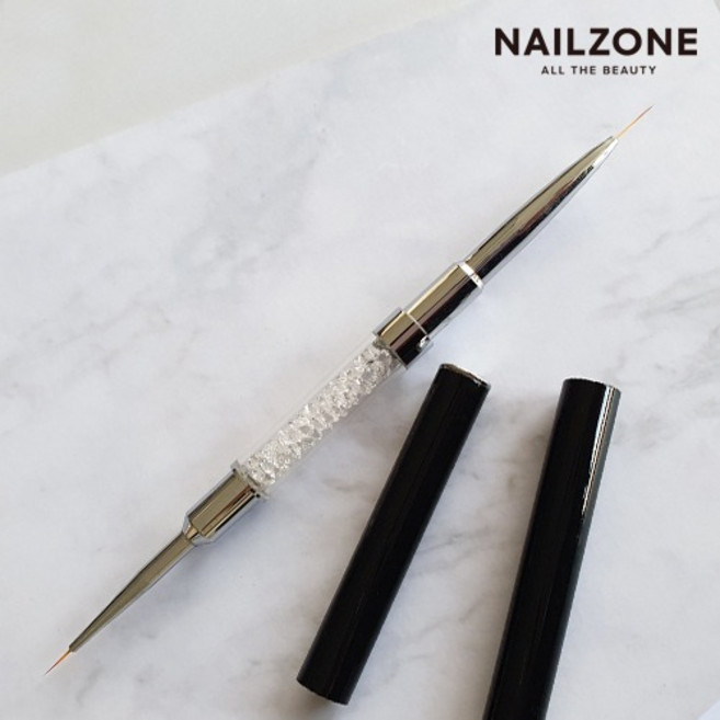 (세필7mm&세필11mm) 듀얼 네일브러쉬, 1개