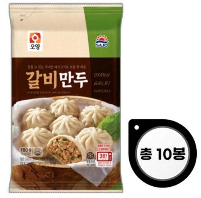 사조오양 갈비만두, 1.8kg, 1세트