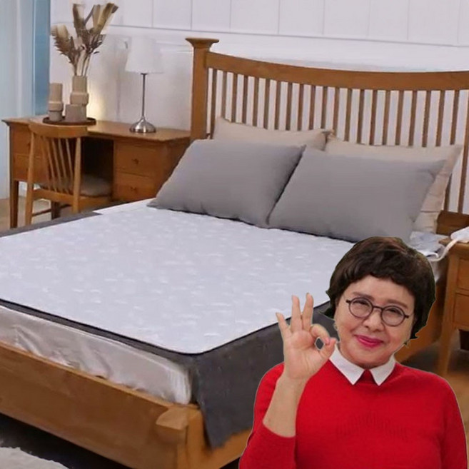 [TV홈쇼핑정품 인포벨]한솔 탄소 절전 매트 김형자 전기장판 전기매트 대형 워셔블 물세탁 가능, 대형+대형 (140 x 180 cm)