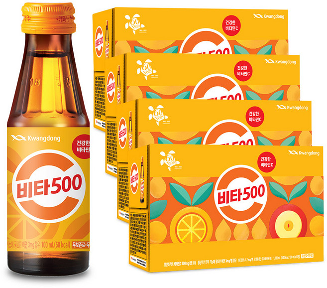 광동제약 비타500, 100ml, 40개