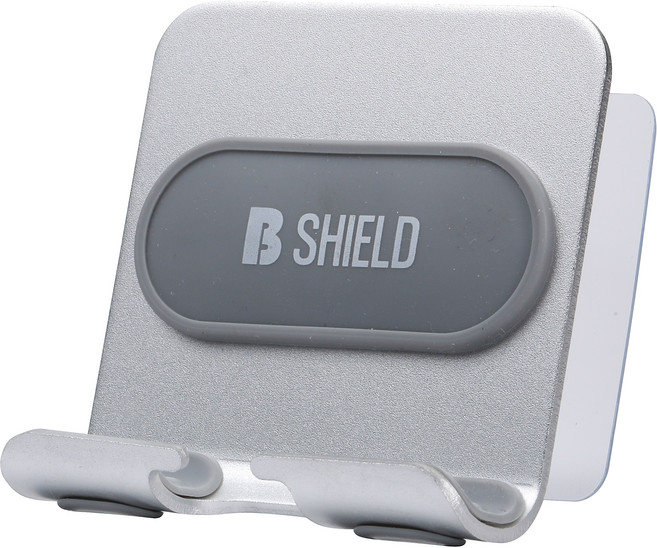 비쉴드 다용도 벽걸이형 욕실 주방 거치대 B10, 1개, 실버