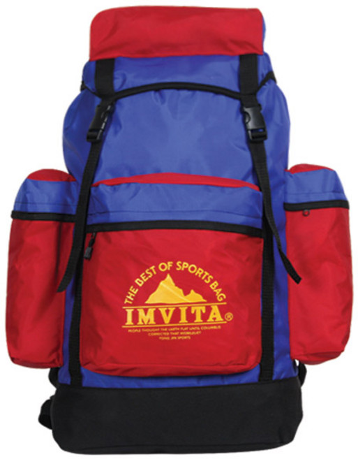 우주시티 등산 캠핑 여행 국산 경량 대형 백팩 배낭 T684, 레드