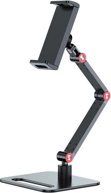 360도 회전 높이조절 접이식 포터블모니터 태블릿 거치대 스탠드 3단, S218-D9, 1개