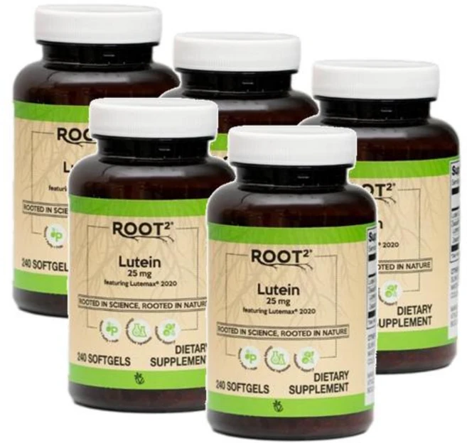 비타코스트 루트2 루테인 지아잔틴 소프트젤 25mg Vitacost ROOT2 Lutein Lutemax, 240정, 5개 - 쿠팡