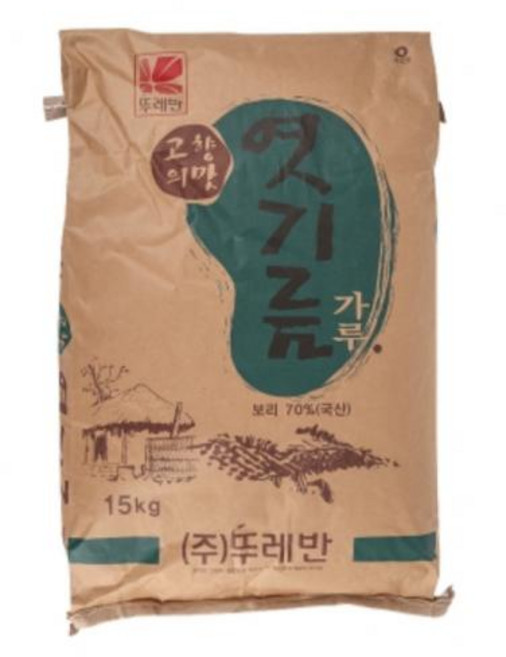 엿기름 보리70% 뚜레반 15kg, 1개
