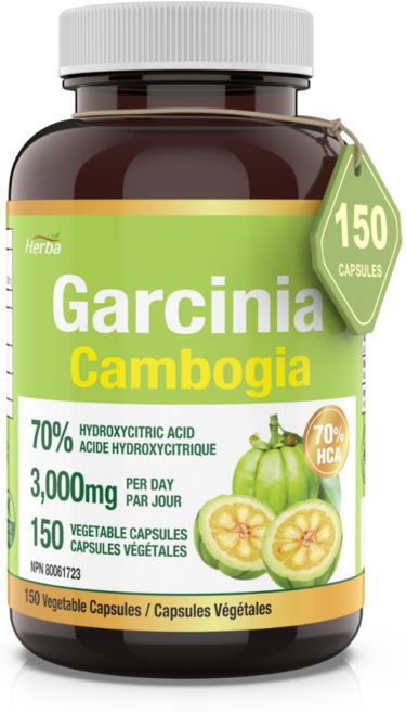 가르시니아 3000mg 150식물성캡슐 HCA 70%성분 함유 허바 캐나다, 1개, 150정