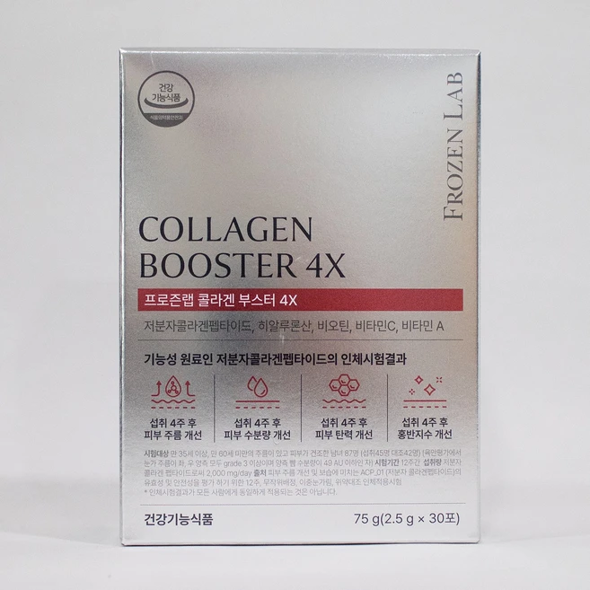 프로즌랩 콜라겐 부스터 4X, 1박스, 75g - 쿠팡