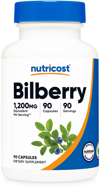 뉴트리코스트 빌베리 1200mg 캡슐, 90정, 1개