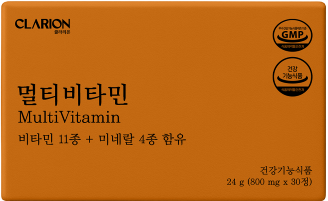 클라리온 멀티비타민 미네랄 30정 1박스, 30회분, 1개