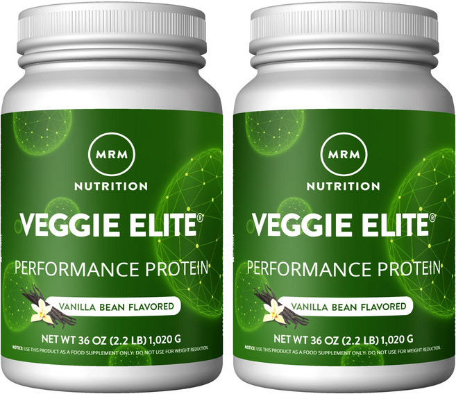 엠알엠 베지 엘리트 퍼포먼스 프로틴 단백질 보충제 바닐라 빈 글루텐 프리 비건, 2개, 1.02kg