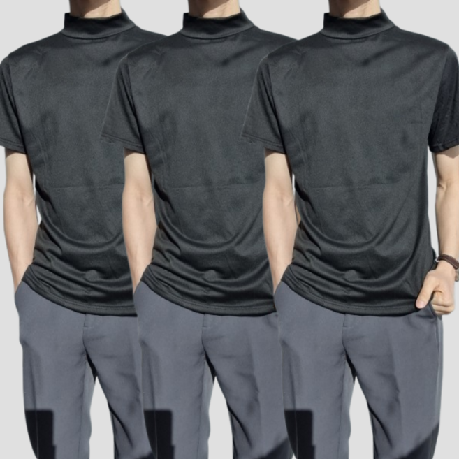 1+1+1 포고티 남녀공용 바텀 반팔 목티