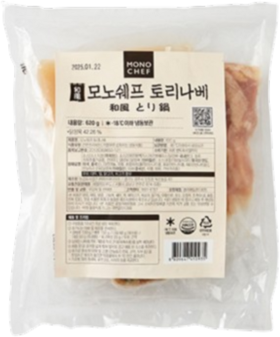 바이오마켓_모노쉐프 토리나베 620g, 6개
