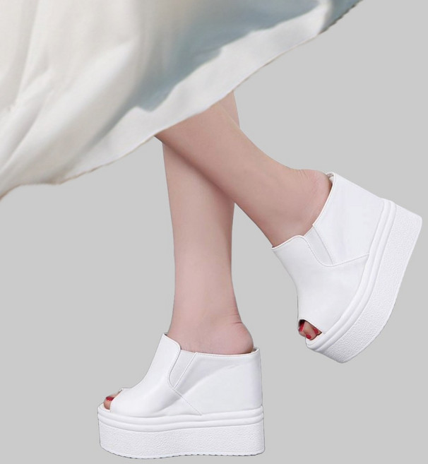 르몽쉐 통굽 슬리퍼 12cm