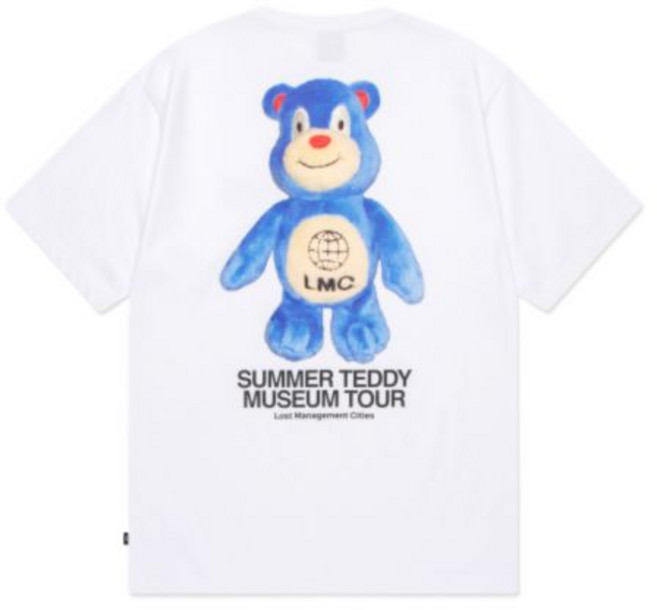 엘엠씨 LMC SUMMER TEDDY MUSEUM TOUR TEE 반팔티 화이트 매장정품 203823