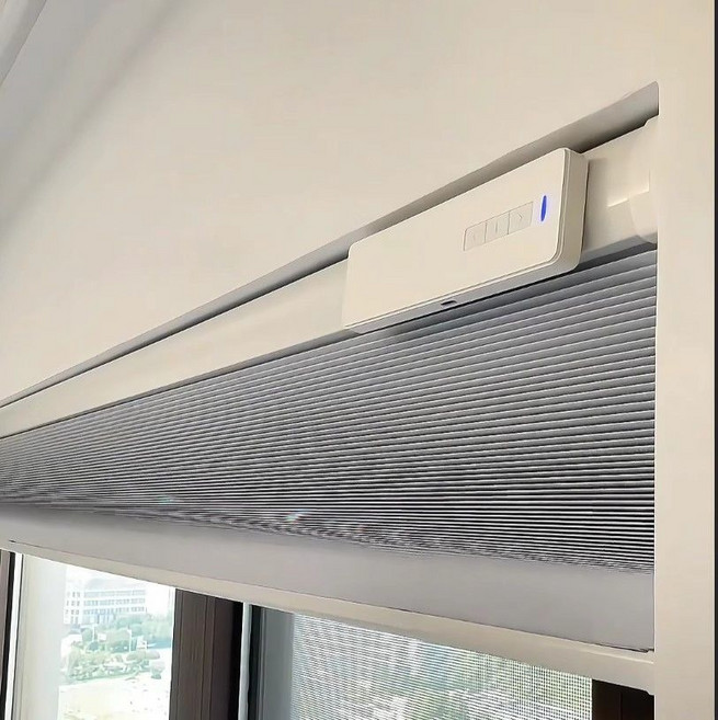 무타공 전동 허니콤 벌집 블라인드 차광 창문 침실 단열 충전식 가리개