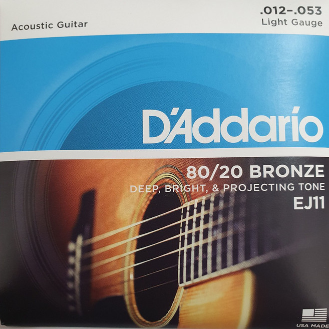 다다리오EJ-11 세트선 통기타 포크 줄, 1세트